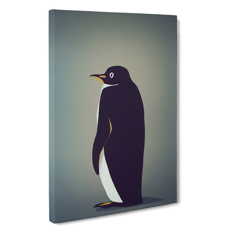 Rear Of A Penguin - Wrapped Canvas, 60cm H x 40cm W x 3cm D
