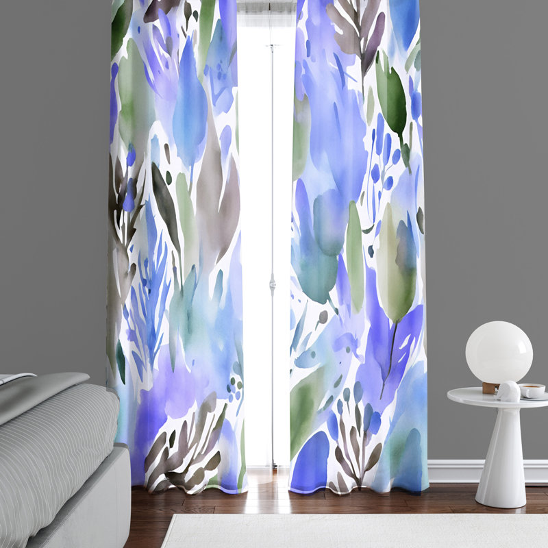 Semi Sheer Curtain Pair, 56" W x 78" L