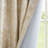 Jacquard Lined Total Blackout Rod Pocket/Back Tab Curtain Panel For Enhanced Privacy And Light Control, Single Panel-78999702-78999700
