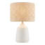 Lampe de table 17,25 po en céramique avec abat-jour floral-1666702418-1666702419