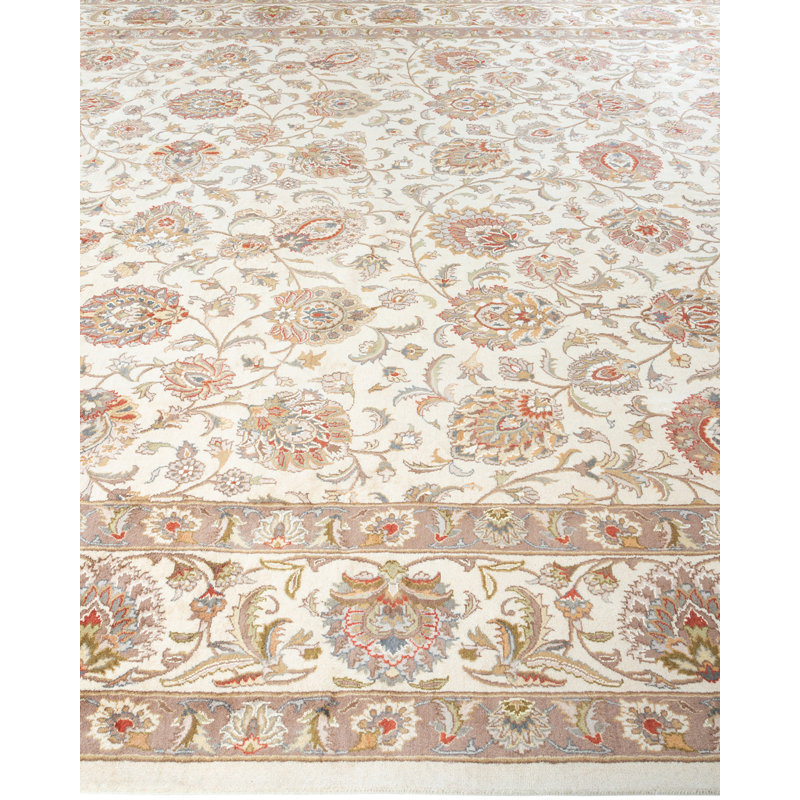 Classic One-of-a-Kind 9'2" X 12'5" Hand Knotted Area Rug