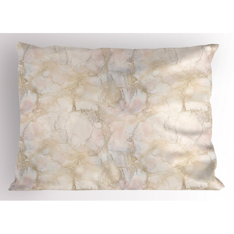 Marble Polyester Sham Set, Twin