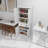 71" Kitchen Pantry Storage Cabinet