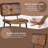 Shivani 5-Piece Modern Dining Set With Rectangular Wood Grain Table And 4 Upholstered Dining Chairs-105927012-103976997