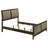 Ewurabena 51-inch Upholstered Full Bed Dark Cocoa-1327083116