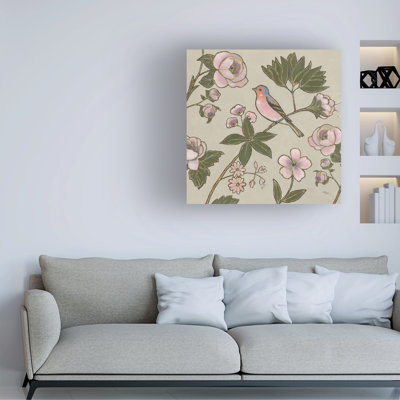«Trademark Fine Art», art mural sur toile aviaire doré Wellington Studio III