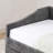 Twin Size Daybed with Pull-Out Extendable Bed, Button Tufted Back, Wave Shaped Arms with Nailhead Trim, USB Charging, Grey-1521545928