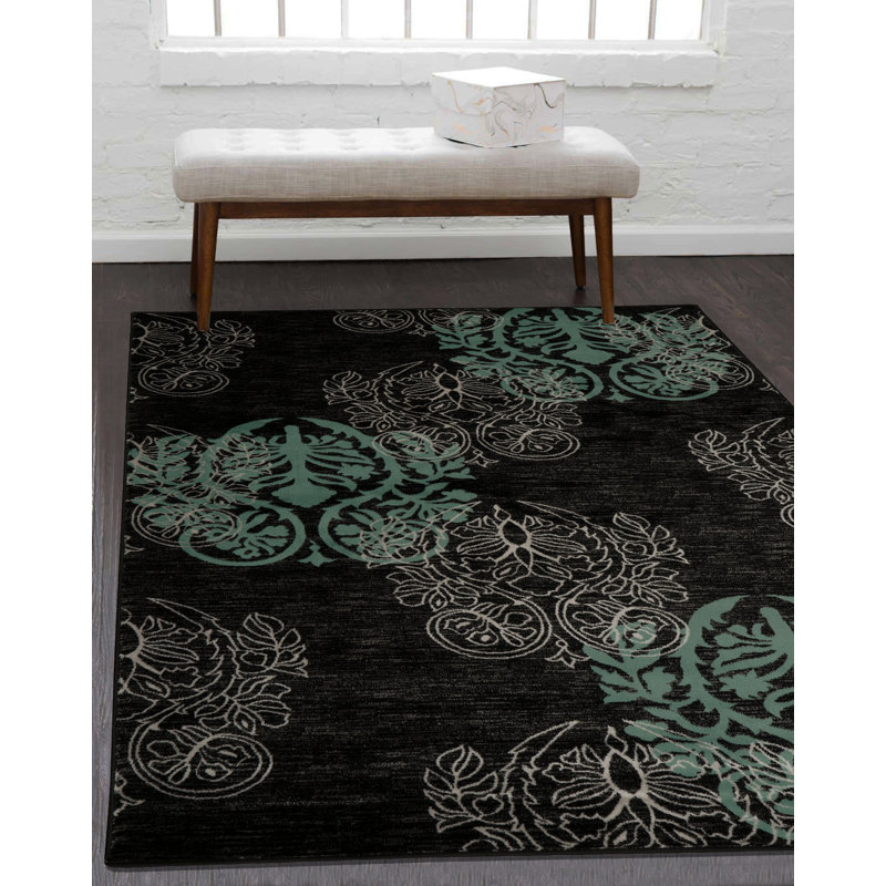 Bloomington Floral Indoor Rug, Rectangle 8' x 10'3"