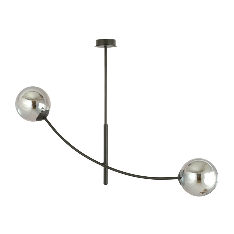 Rockmart 2 - Light Sputnik Chandelier, Graphite