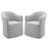 Upholstered Dining Chairs With Casters, Fully Assembled Round Barrel Armchair Set Of 2, Solid Wood Accent Vanity Chair For Dining Room Living Room-2035017905