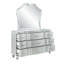Landmark Traditional Style 5 Pc Bedroom Set With Upholstered Button-Tufted Bed Made With Wood-1238577064