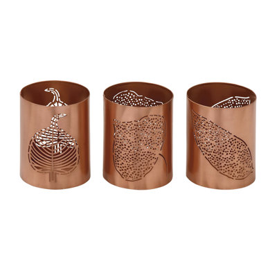 5 " Iron Votive Set of 3