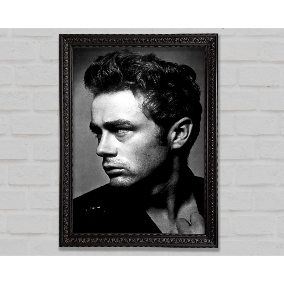 James Dean Klassiker B N W - Druck