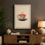 Modernist Teacup Mid-Century 1 Piece Wrapped Canvas Wall Art-1167430364-1167430365