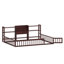Base de lit avec tablettes de rangement peu encombrantes-800419361