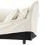 Canapé confortable en chenille pour le salon, offrant une détente inégalée, plusieurs coussins et un design moderne et élégant