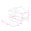 Lit simple en bois avec lit gigogne simple et pieds robustes-1301286393-1301286392