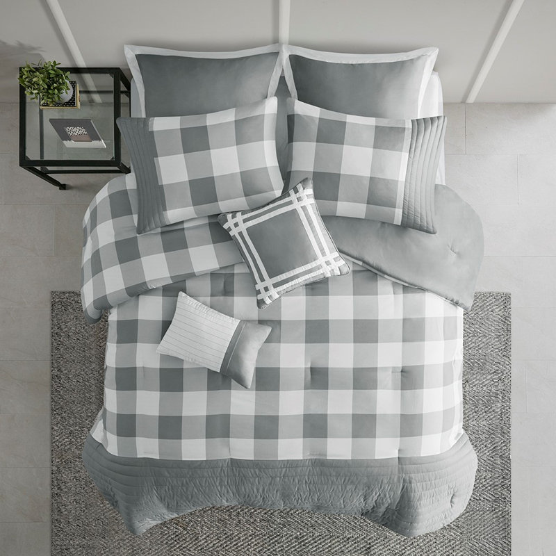 Misisco Polyester Plaid Comforter