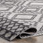 Tapis marocain Akihisa pour le salon, la chambre et la salle à manger, gris / ivoire-973549745