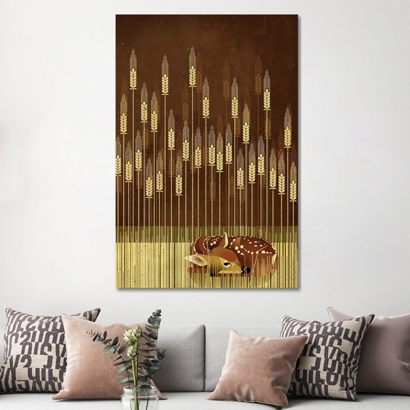 Fawn by Dieter Braun - Print on Canvas, Wrapped Canvas, 101.6 cm H x 66.04 cm W x 3.175 cm D