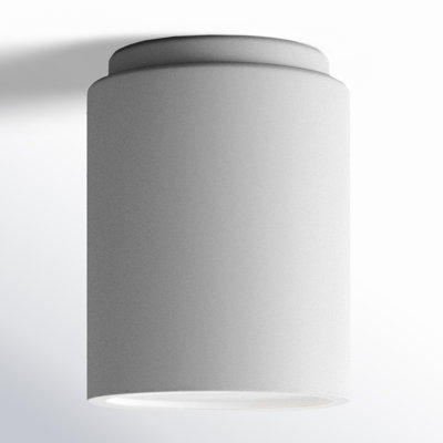 Sumatra Single Light Ceramic Flush Mount