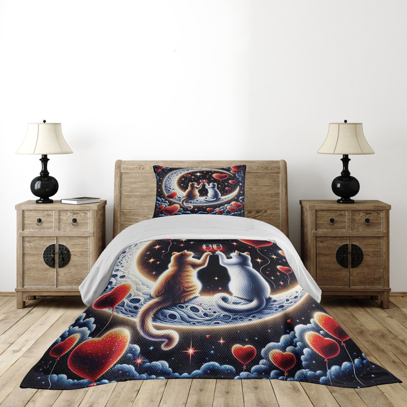 Polyester Coverlet, Twin Coverlet + 1 Standard Shams