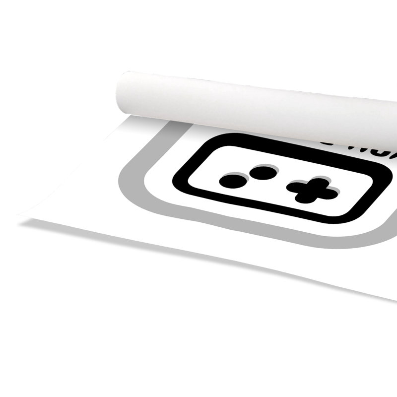 «You Game», impression sur papier, H 36 po x l 24 po x P 1 po