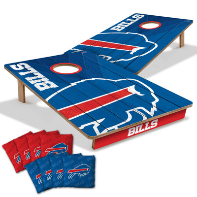 YouTheFan NFL Professional Wood 2'x3' Cornhole Board w/ Logo Bags