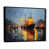 Black Floater Framed
