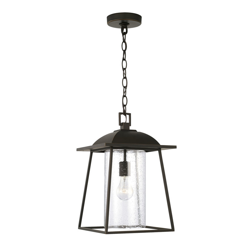 Durham Outdoor Hanging Lantern, Oiled Bronze