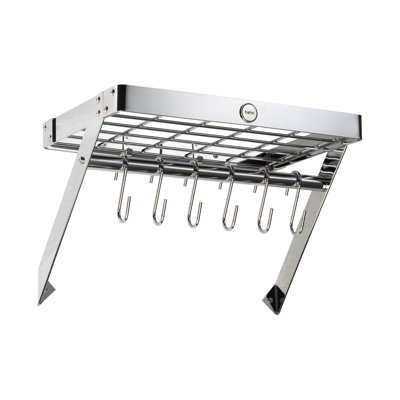 Metro Metal Wall Mounted Pot Rack
