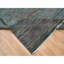 8'x10'2" Colorful Modern Striae Design Wool and Silk Hand Knotted Rug DD56EBB87B224279B43D40DE18F3224D