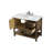 42'' Single Bathroom Vanity with Carrara Marble Top-73360036