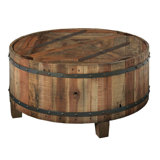 Geddy Solid Wood Top Coffee Table