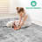 Area Rug, Collection 5X7 Light Grey / Abstract