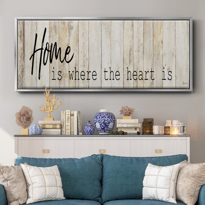 Home- Framed Canvas