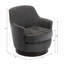 Chaise pivotante à base de bois Richfield