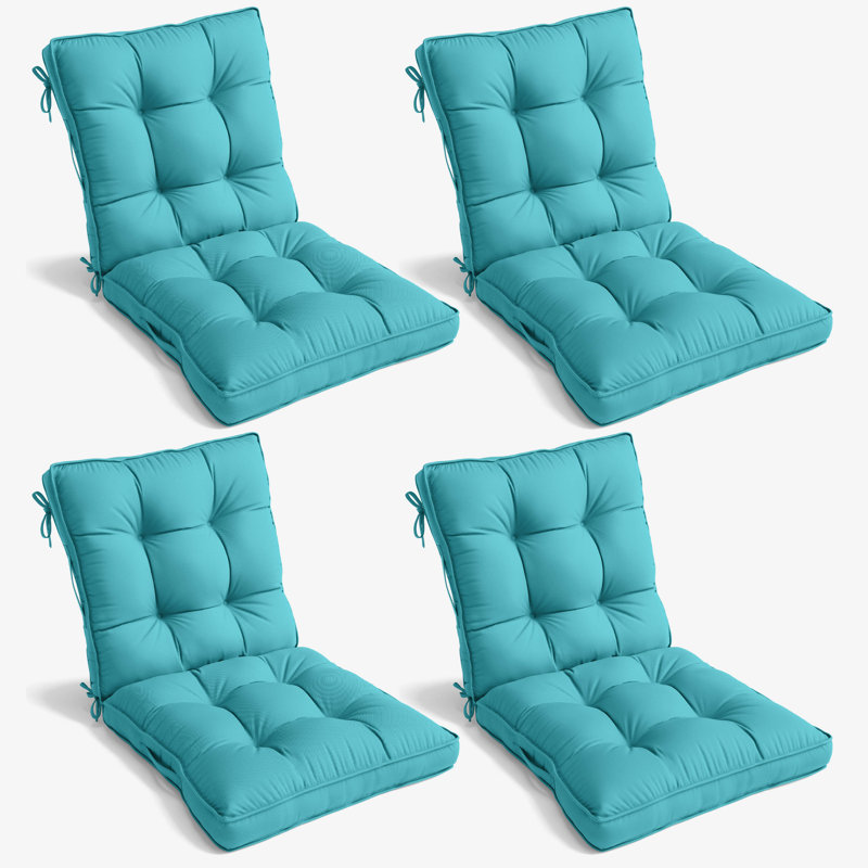 Outdoor/Indoor Seat / Back Cushion, Lake Blue, 21” W x 21“ D 