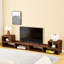 Meuble télé modulaire, centre de divertissement minimaliste avec console multimédia à rangement ouvert et meuble télé réglable pour le salon