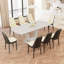 Ensemble de table de salle à manger extensible 62,99 à 78,74 po pour 2 à 8 personnes