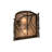 Rustic Lodge Flush Mounted Sconce