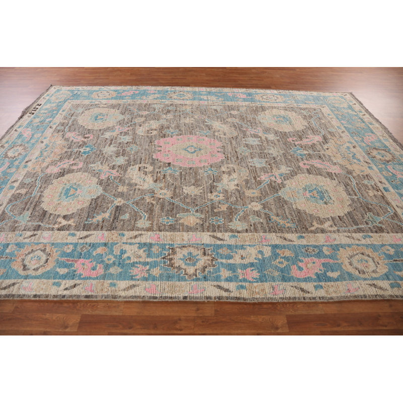 Tapis turc Oushak en laine 9x12
