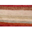 Tapis rayé Gabbeh Kashkoli noué à la main 2 pi 11 po x 5 pi 1 po