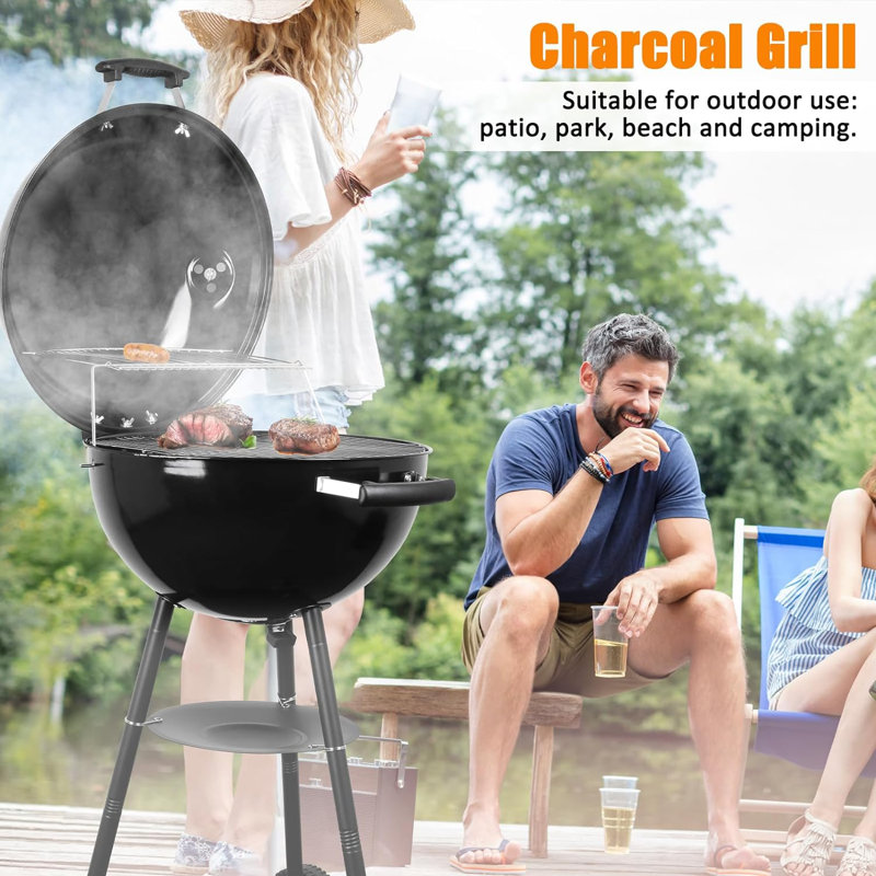 Barbecue au charbon Hoomic 18 W