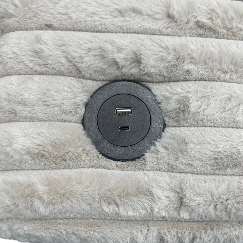 Très grand canapé-lit Cuddler avec porte-gobelet et port USB (seulement avec chaise)