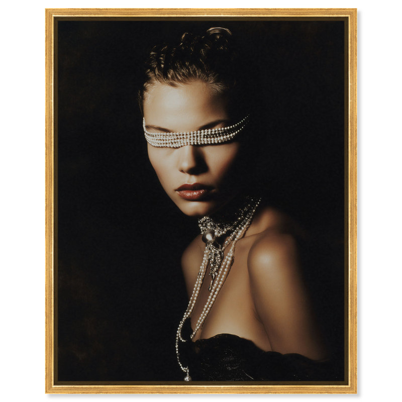 Nacreous Vision Print by Oliver Gal, 31"H x 25"W, Gold Floater Frame