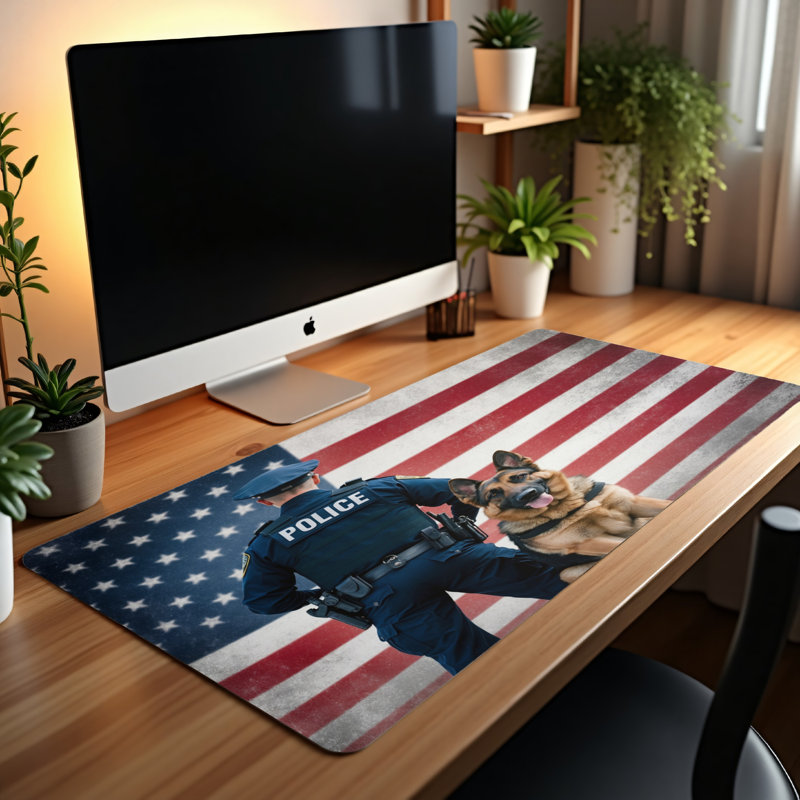 Polyester Desk Pad, 31.5x15.5
