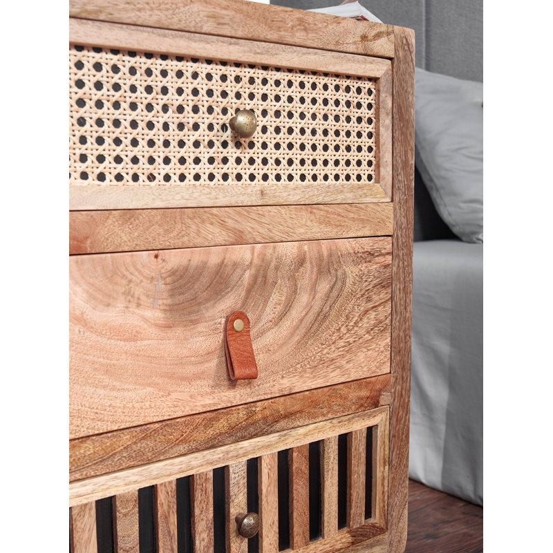 Thom 40cm W Iron Bedside Table