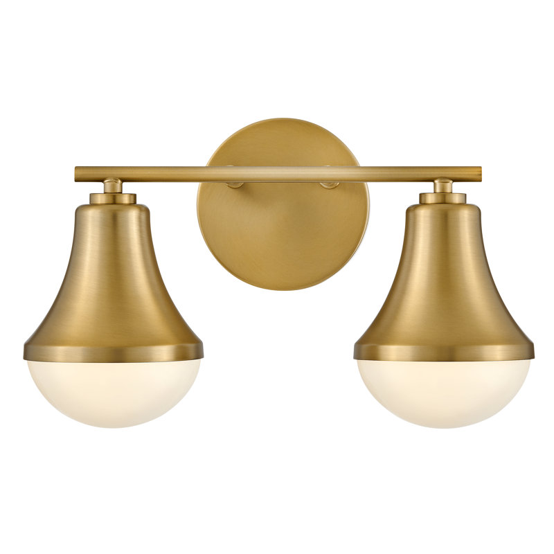 Capulet 2 - Light Dimmable Vanity Light, Lacquered Brass