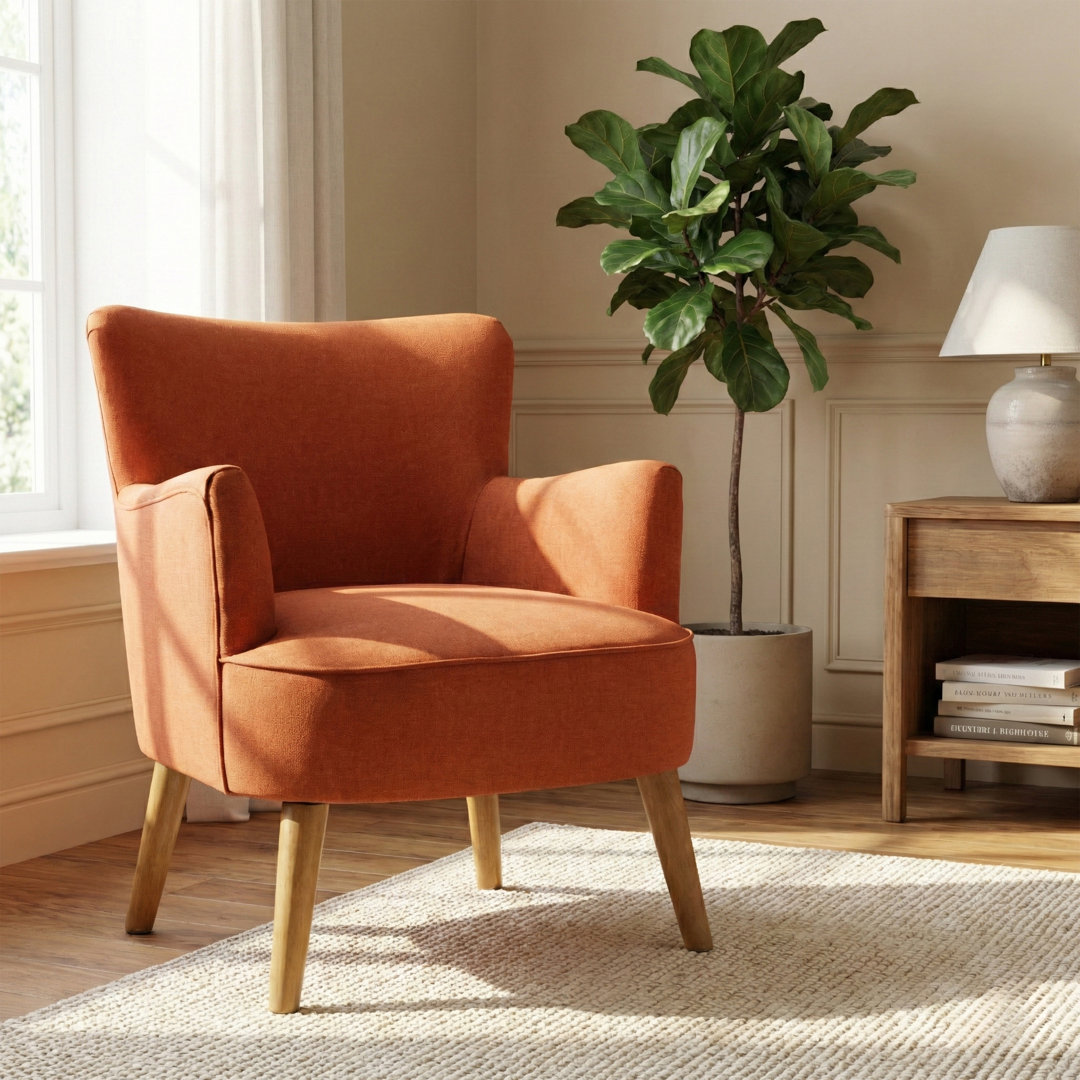 Acevedo Oak Tub Chair